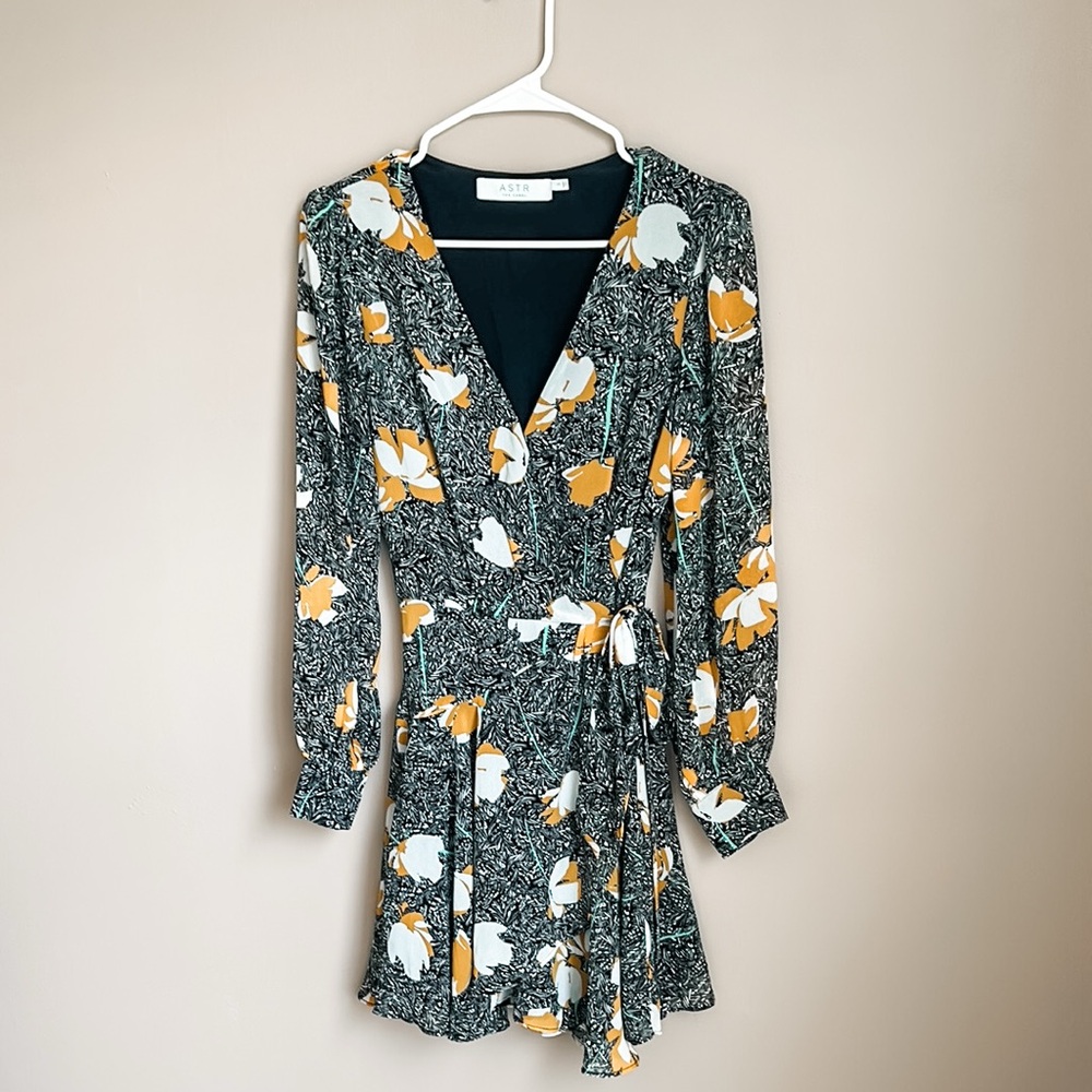 ASTR // Floral Wrap Dress